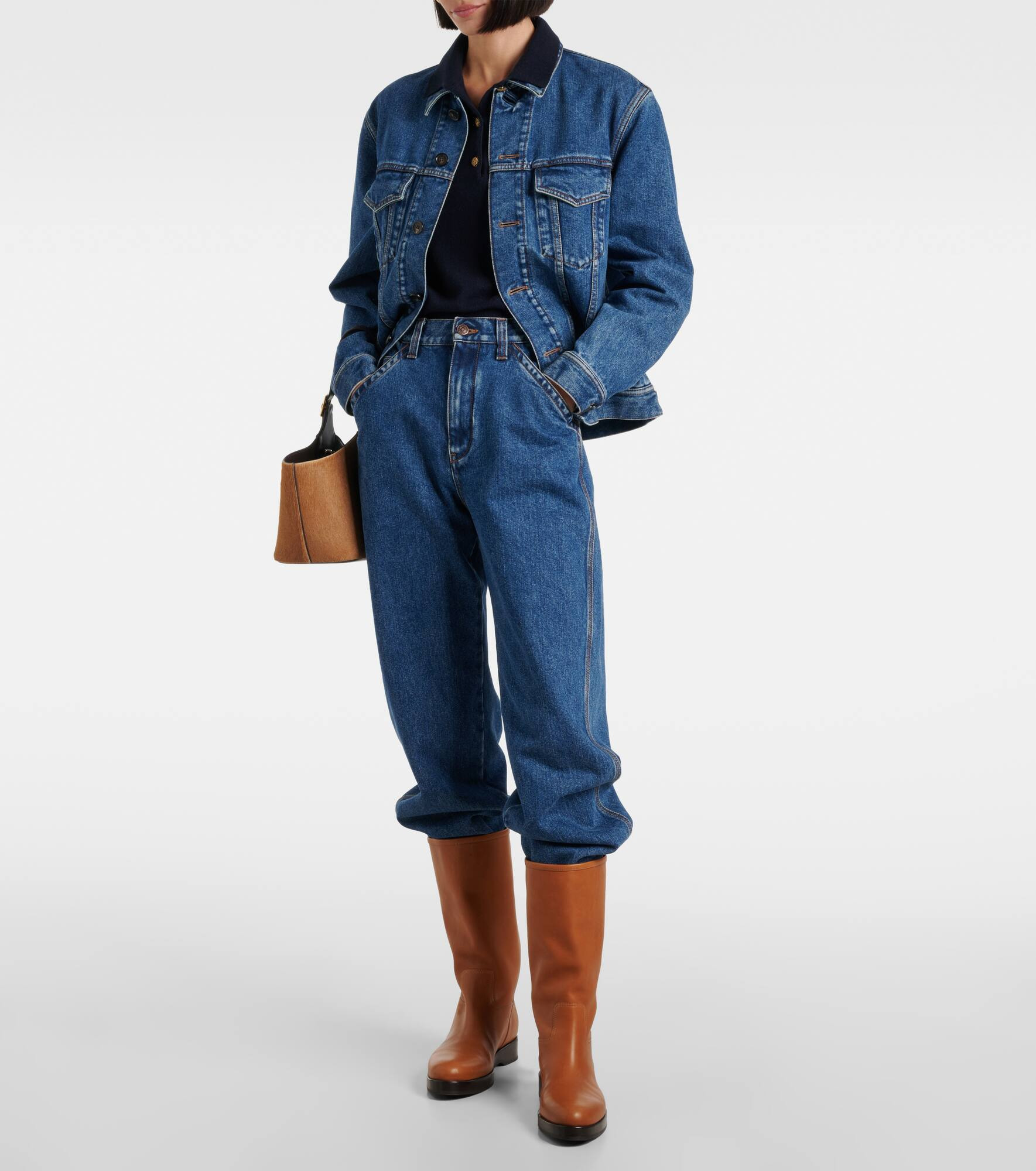 Etienne high-rise straight jeans - 2