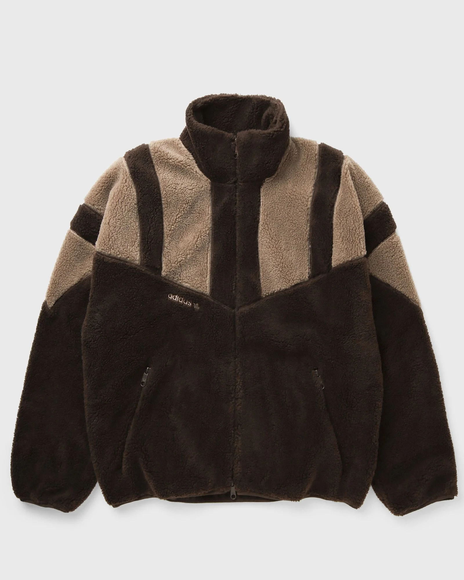 ADICOLOR BLOCKED FLEECE TRACK TOP - 1