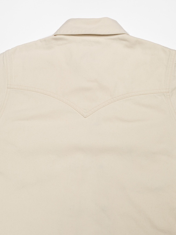 Lotta Western Denim Shirt Ivory - 6