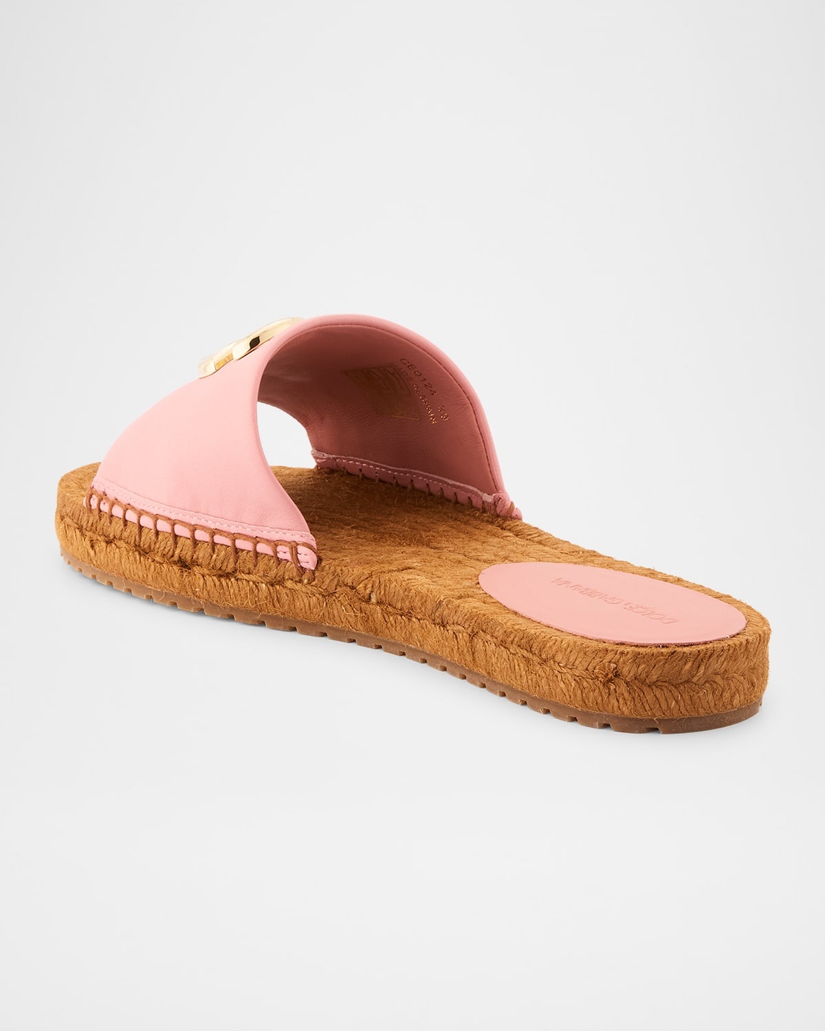 DG Medallion Napa Espadrille Sandals - 4