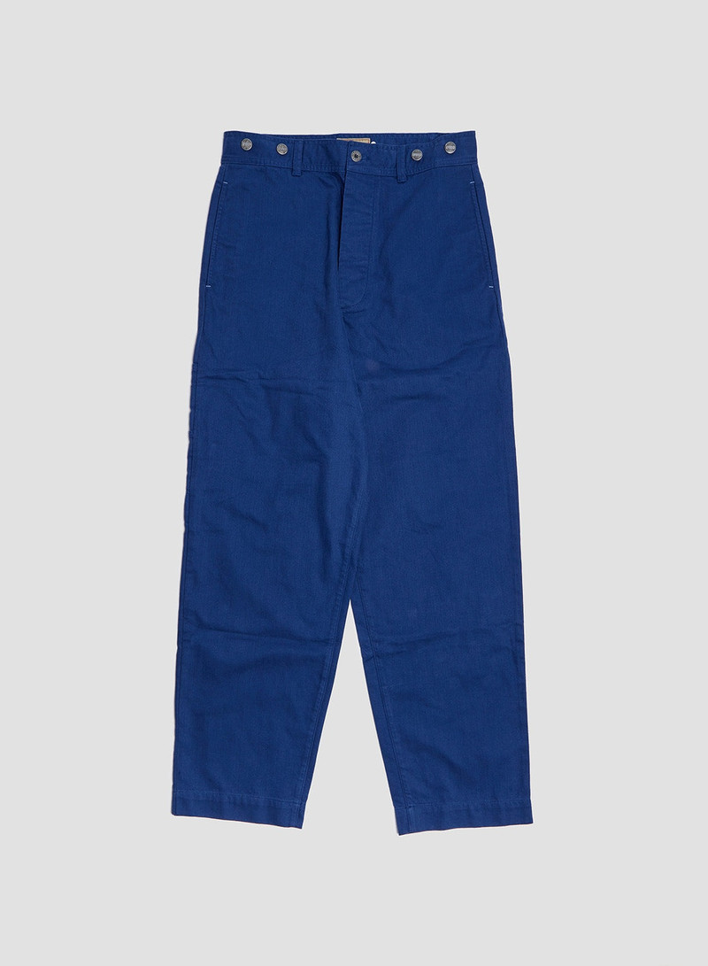 Railroad Pant Cotton Twill in Indigo 1