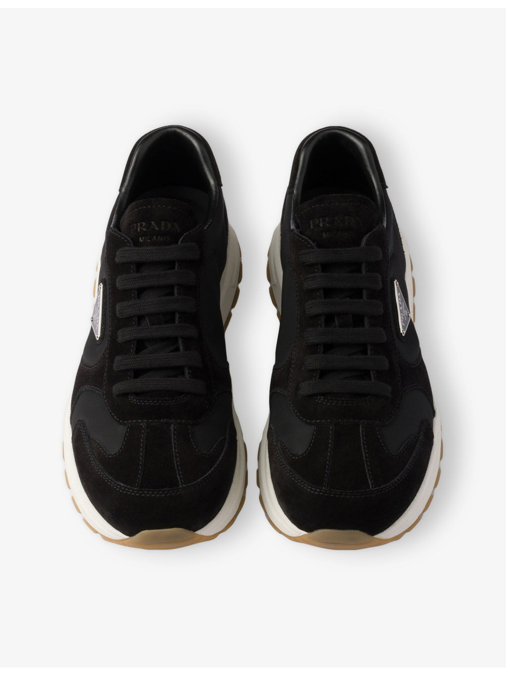 Prax Suede and Woven Trainers - 3