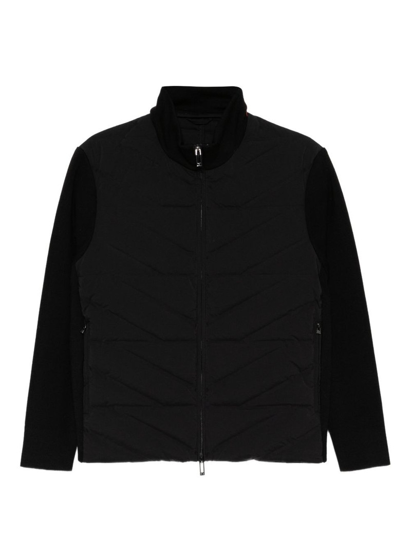 panelled padded jacket 1