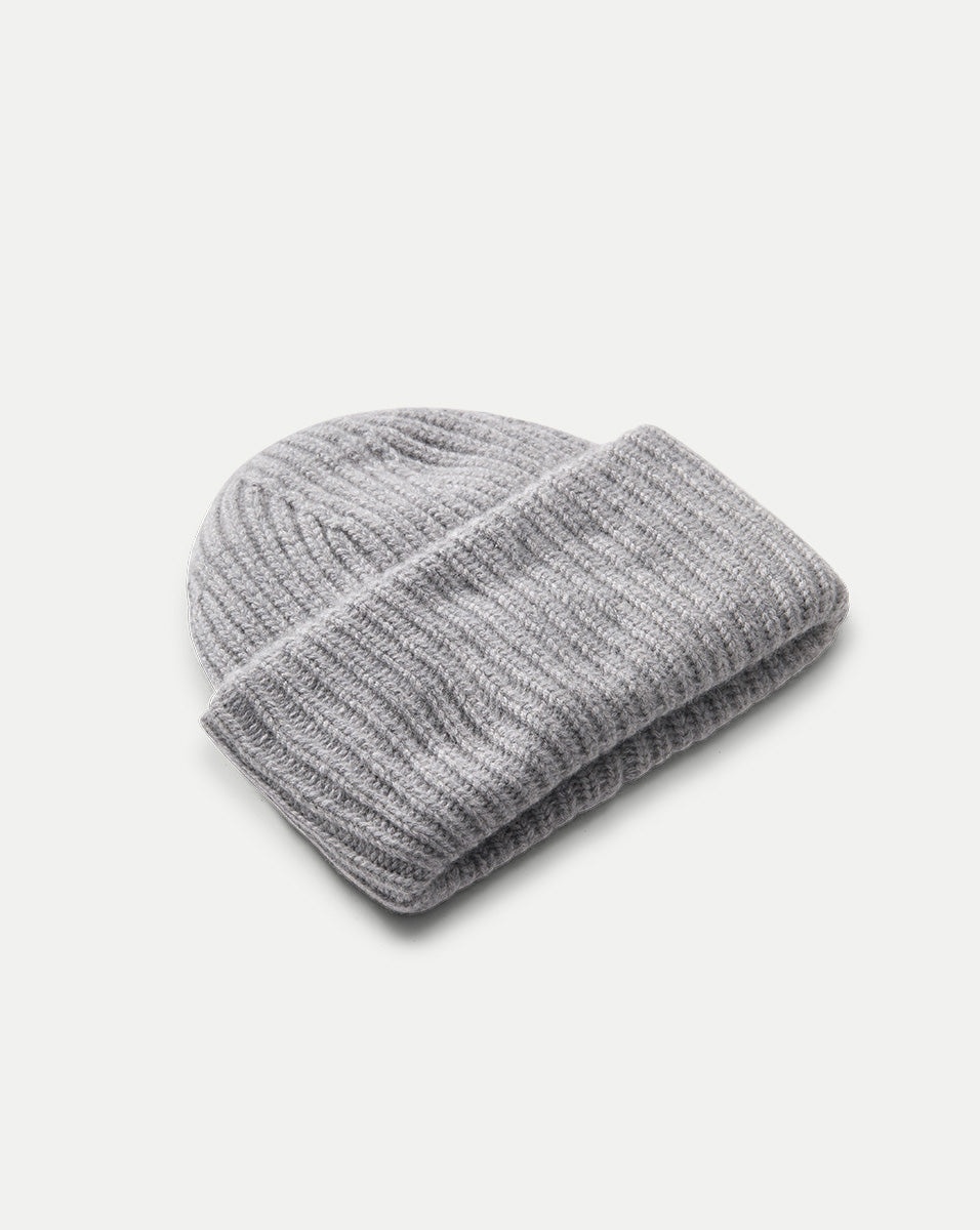 CASHMERE FOLDOVER BEANIE - 4