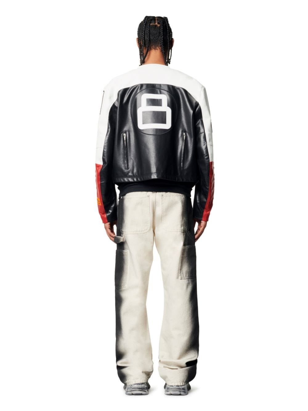 Moto Patches Leather Jkt - 4