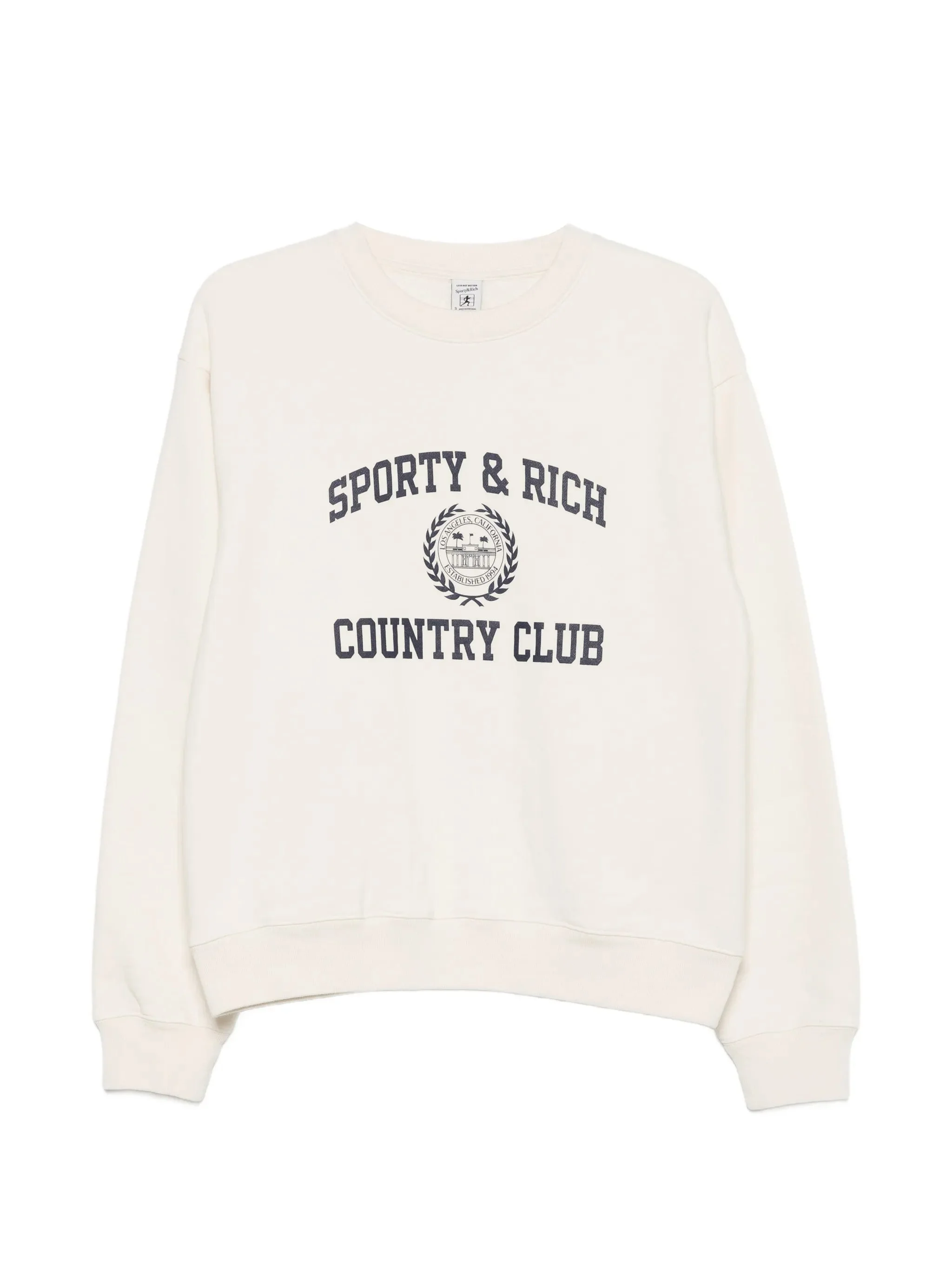 Sporty & Rich Logo-print Cotton Sweater - 1