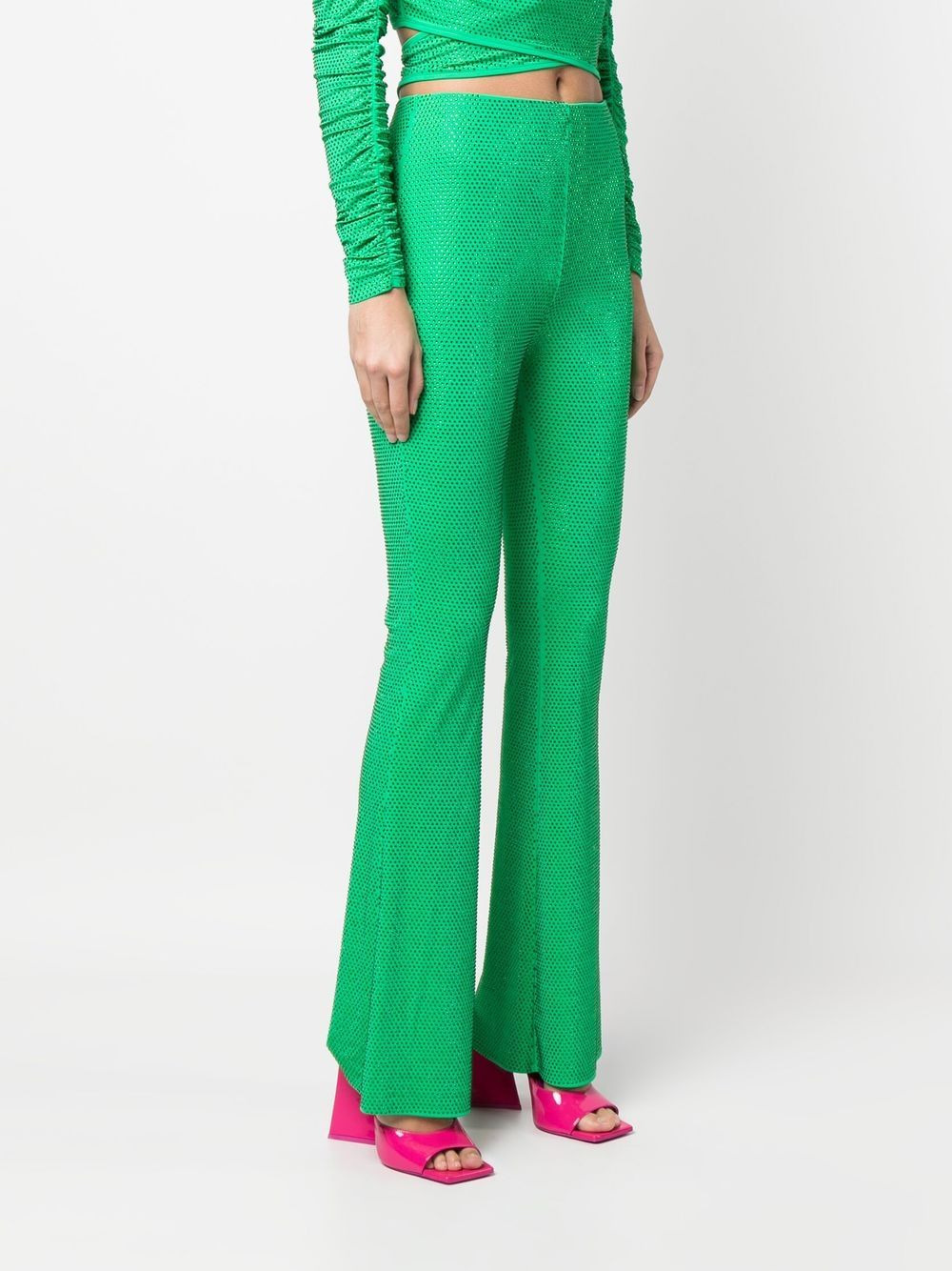 Remany embellished flared trousers - 3