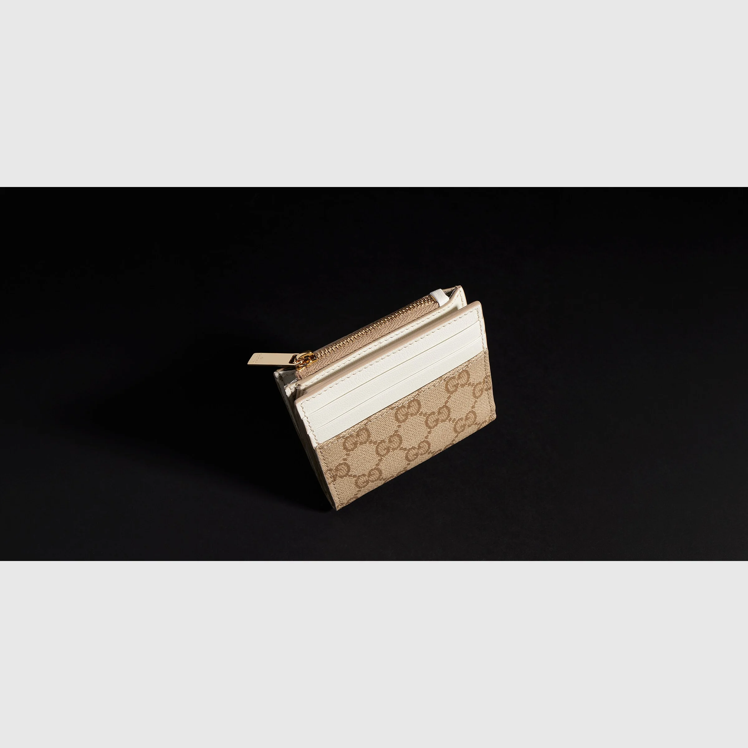 Zip card case with color slots - 1