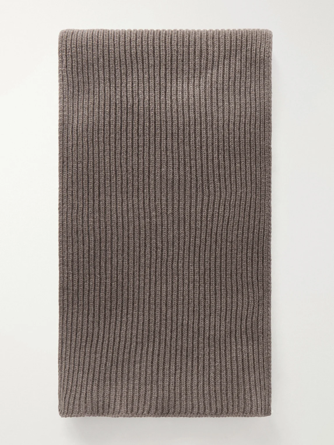 Stark Ribbed Recycled-Cashmere and Wool-Blend Scarf - 1