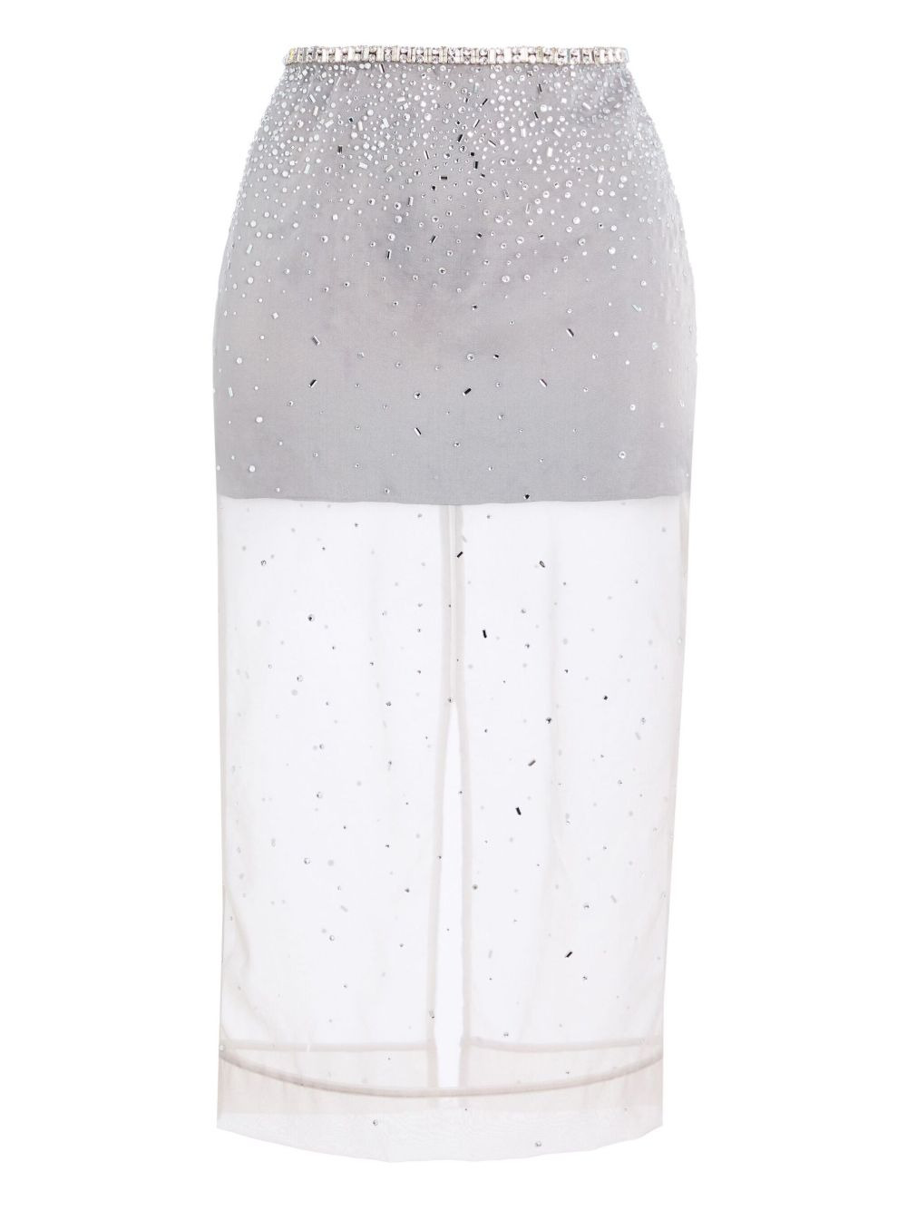 Pari embellished midi skirt - 1