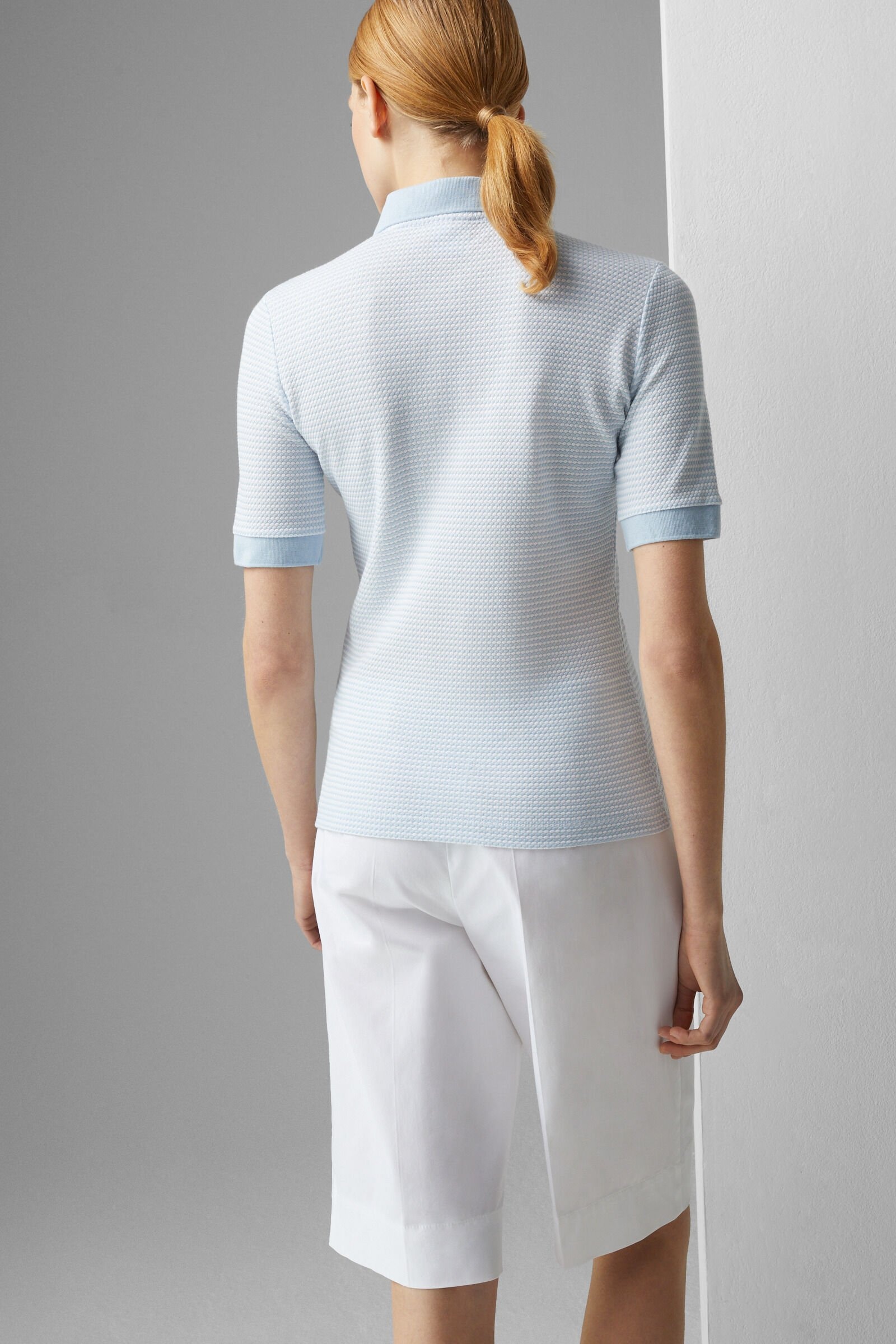 Wendy Polo shirt in Light blue/Off-white - 3