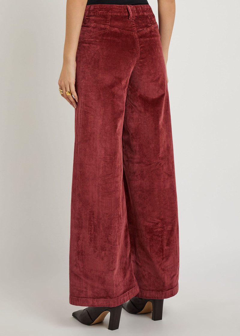 Free People Kellee Wide-leg Corduroy Trousers 3