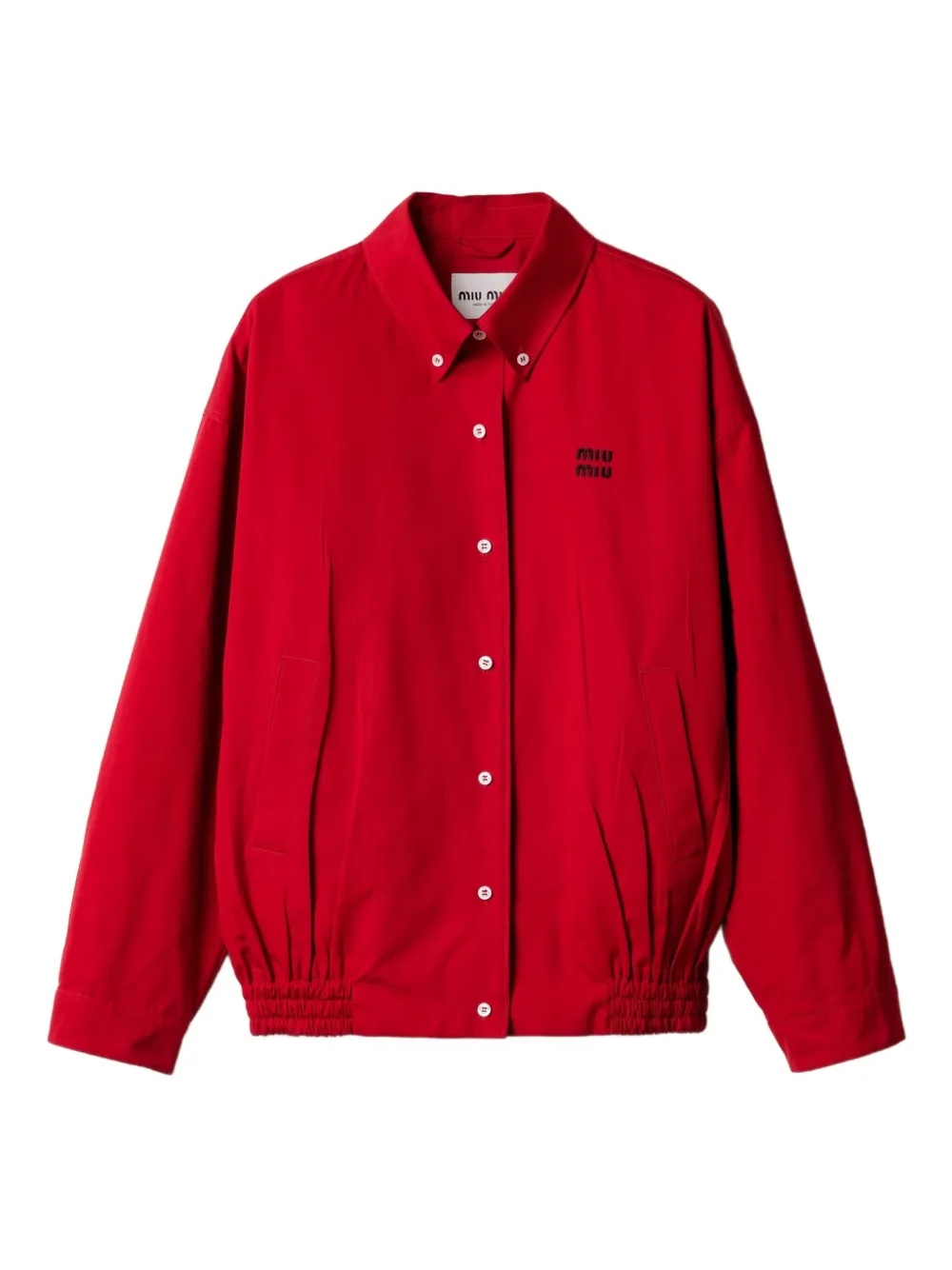 MIU MIU - Women Heavy Poplin Blouson Jacket - 5