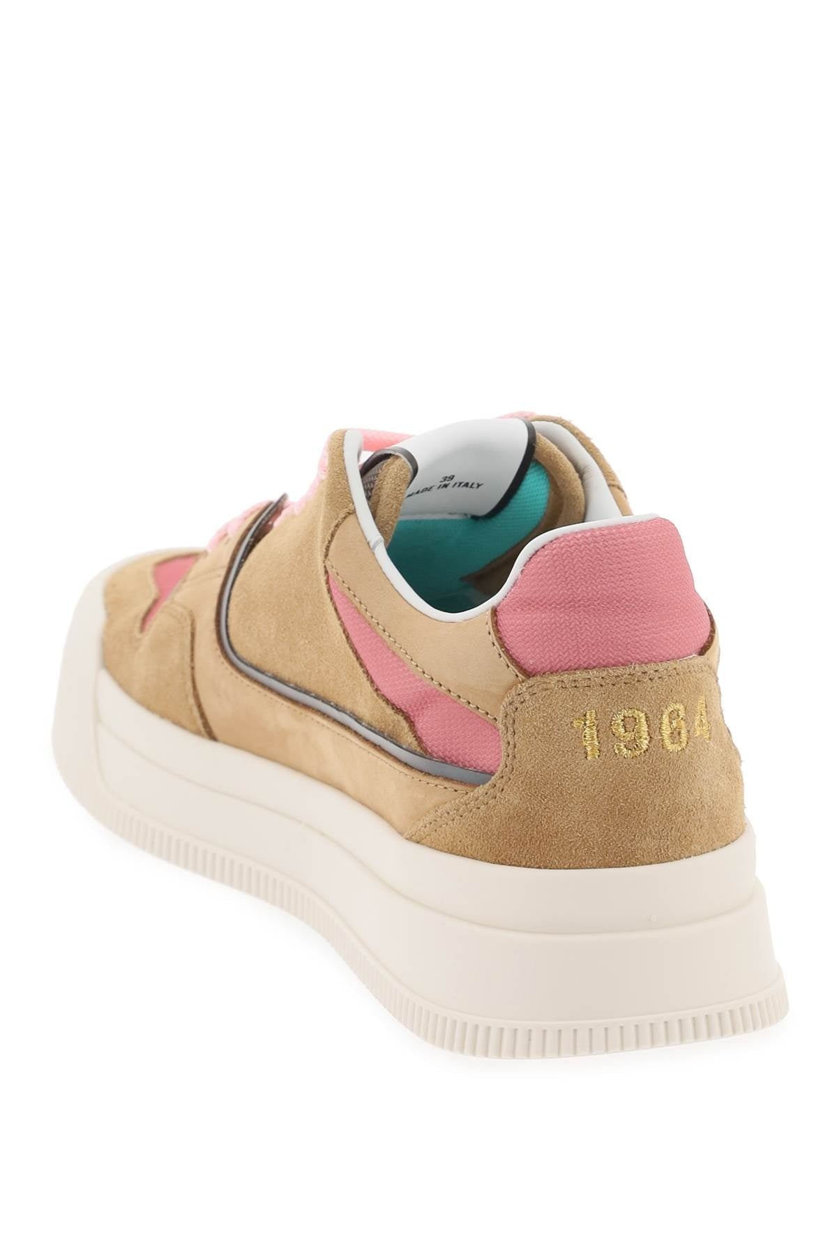 Dsquared2 Suede New Jersey Sneakers In Leather Women - 3