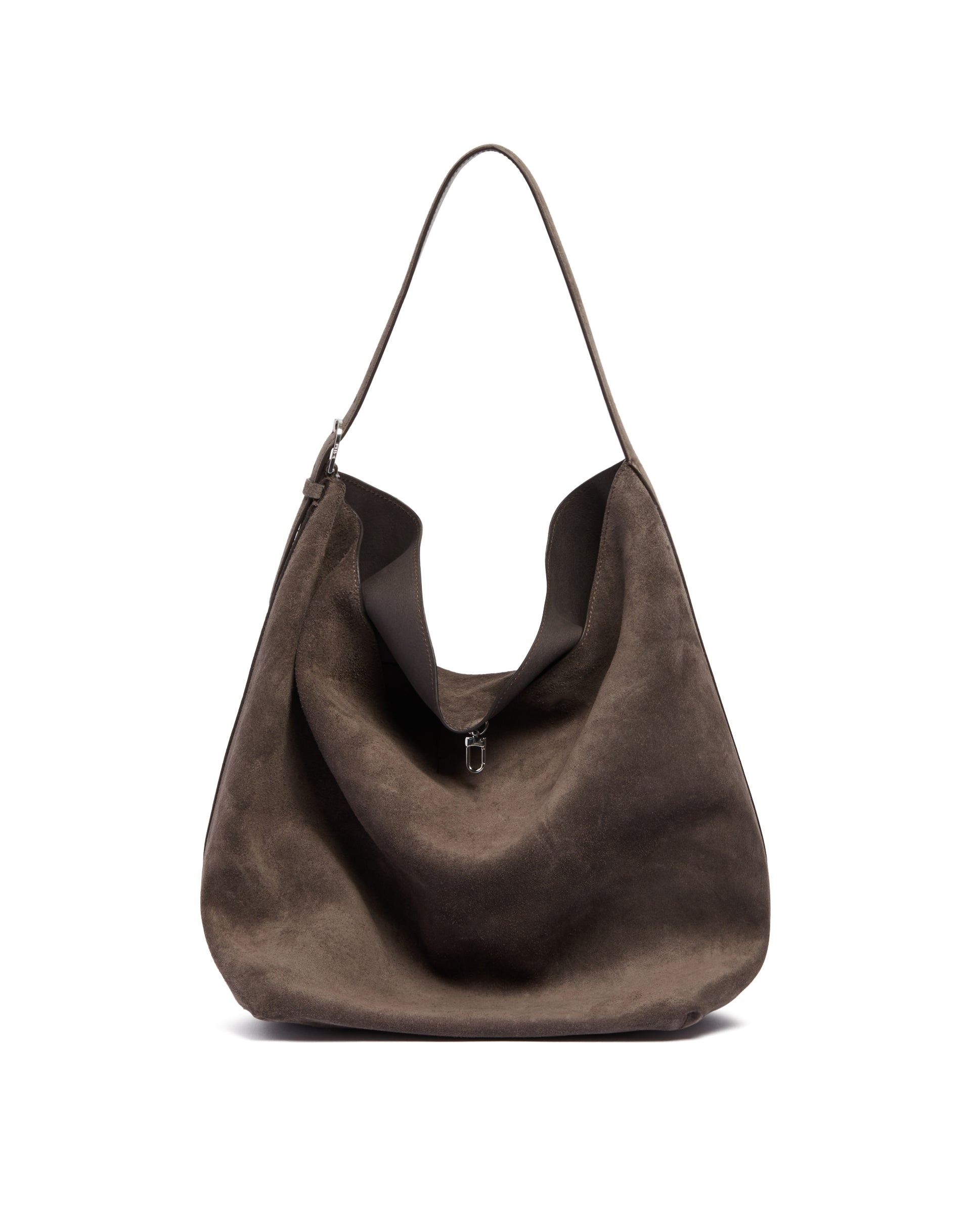 Gray Belted Tote Bag - 3