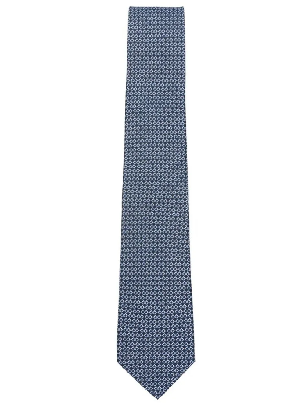 SILK TIE GANCINI SQUARE PRINT - 1