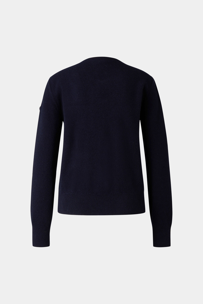 BOGNER Zilly Hybrid knit jacket in Navy blue outlook