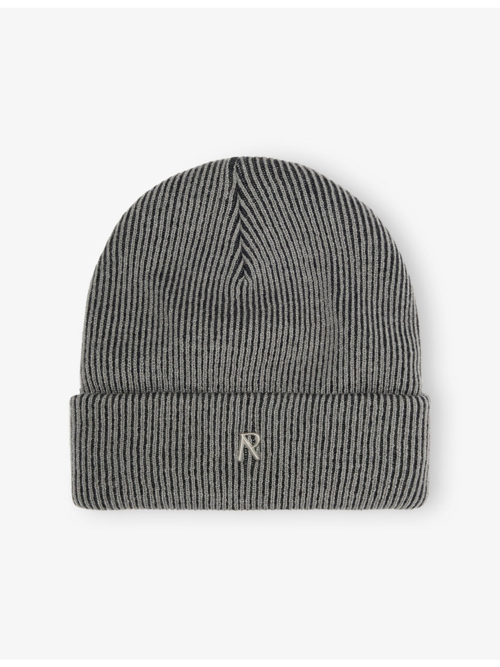 Vintage Ribbed Knitted Beanie - 1