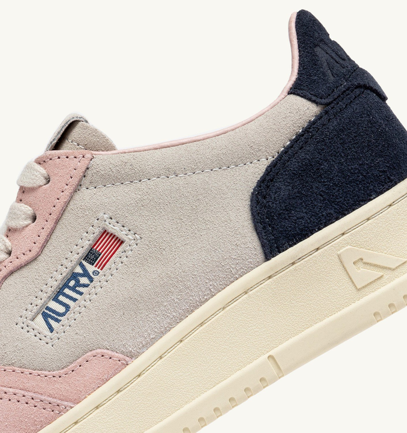 MEDALIST LOW SNEAKERS IN TRICOLOR ROSEMARY AND ATLANTIC SUEDE - 6