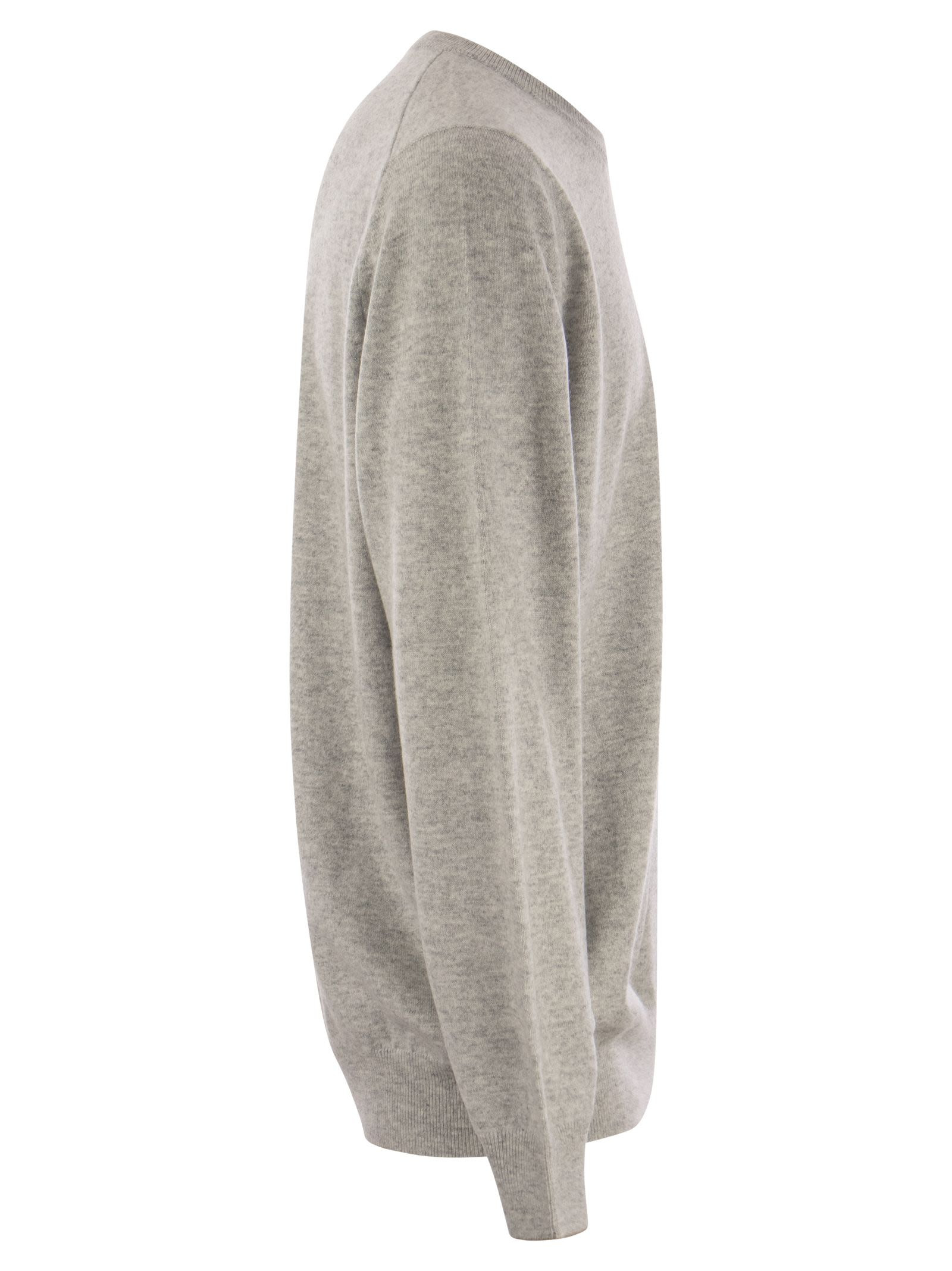Brunello Cucinelli Men Pure Cashmere Crew-Neck Sweater - 3