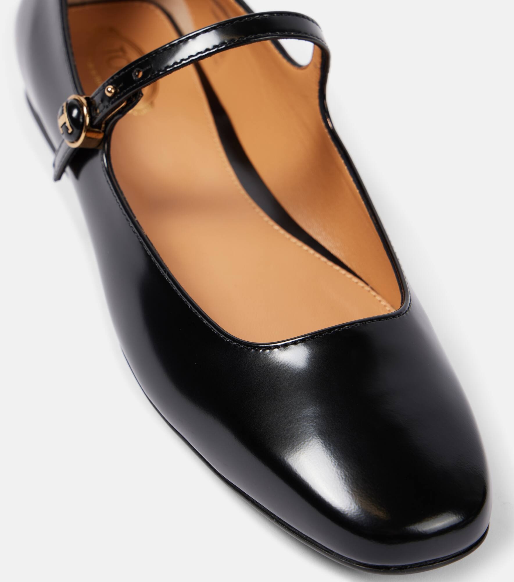 Patent leather Mary Jane flats - 6