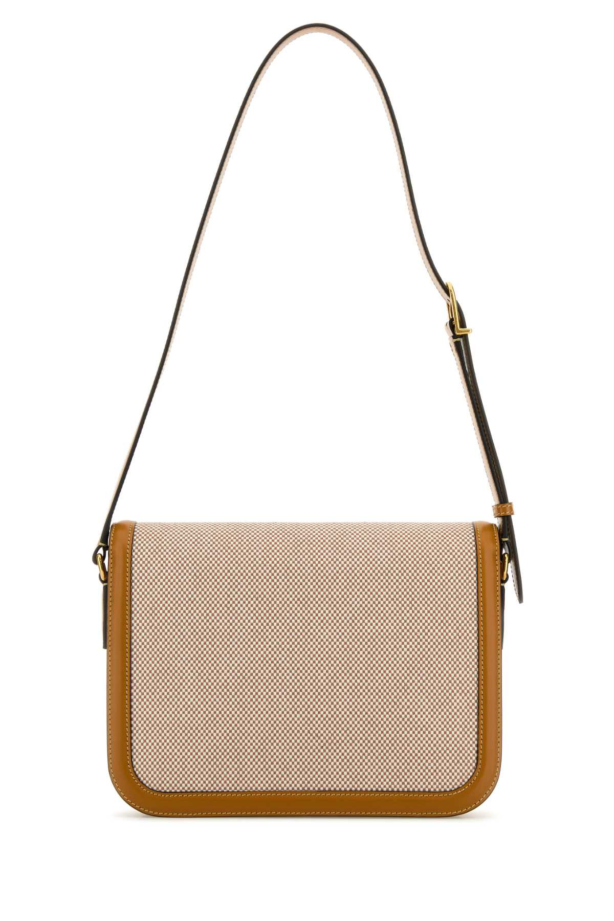 Valentino Garavani Women Two-Tone Canvas And Leather 9To5 Shoulder Bag - 3