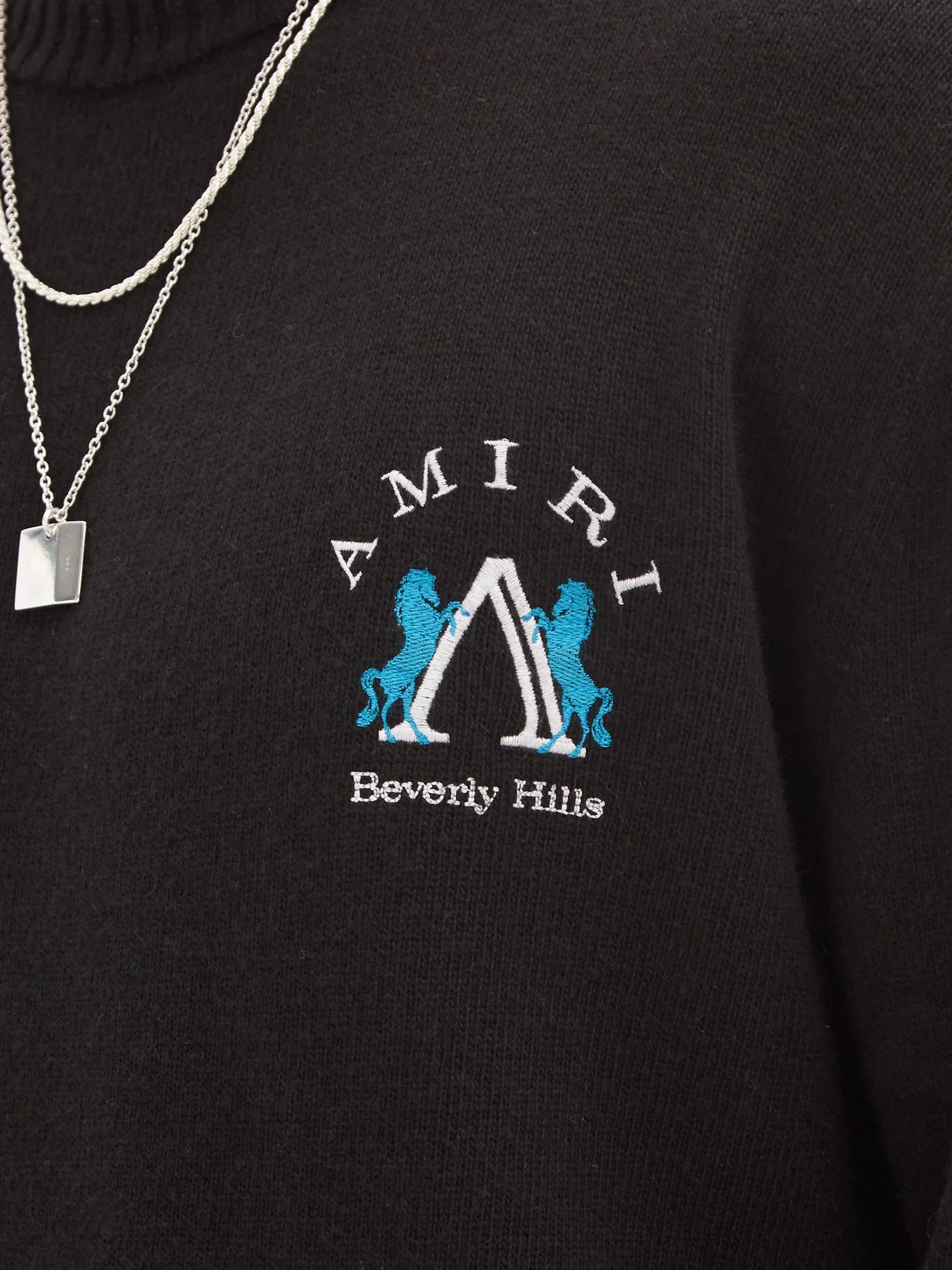 Beverly Hills logo-embroidered sweater - 3