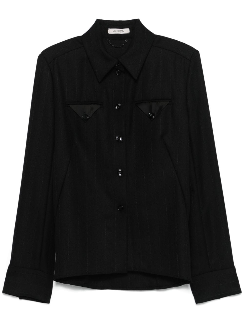 pinstripe pattern jacket - 1