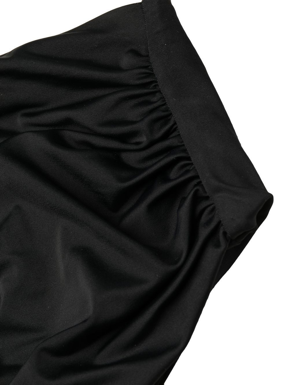 high-waisted gathered bikini bottoms - 3
