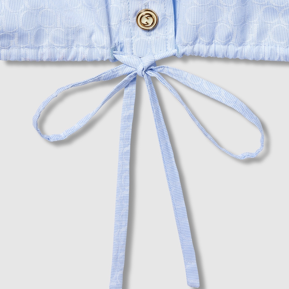 Pinstripe cotton jacquard shirt - 8