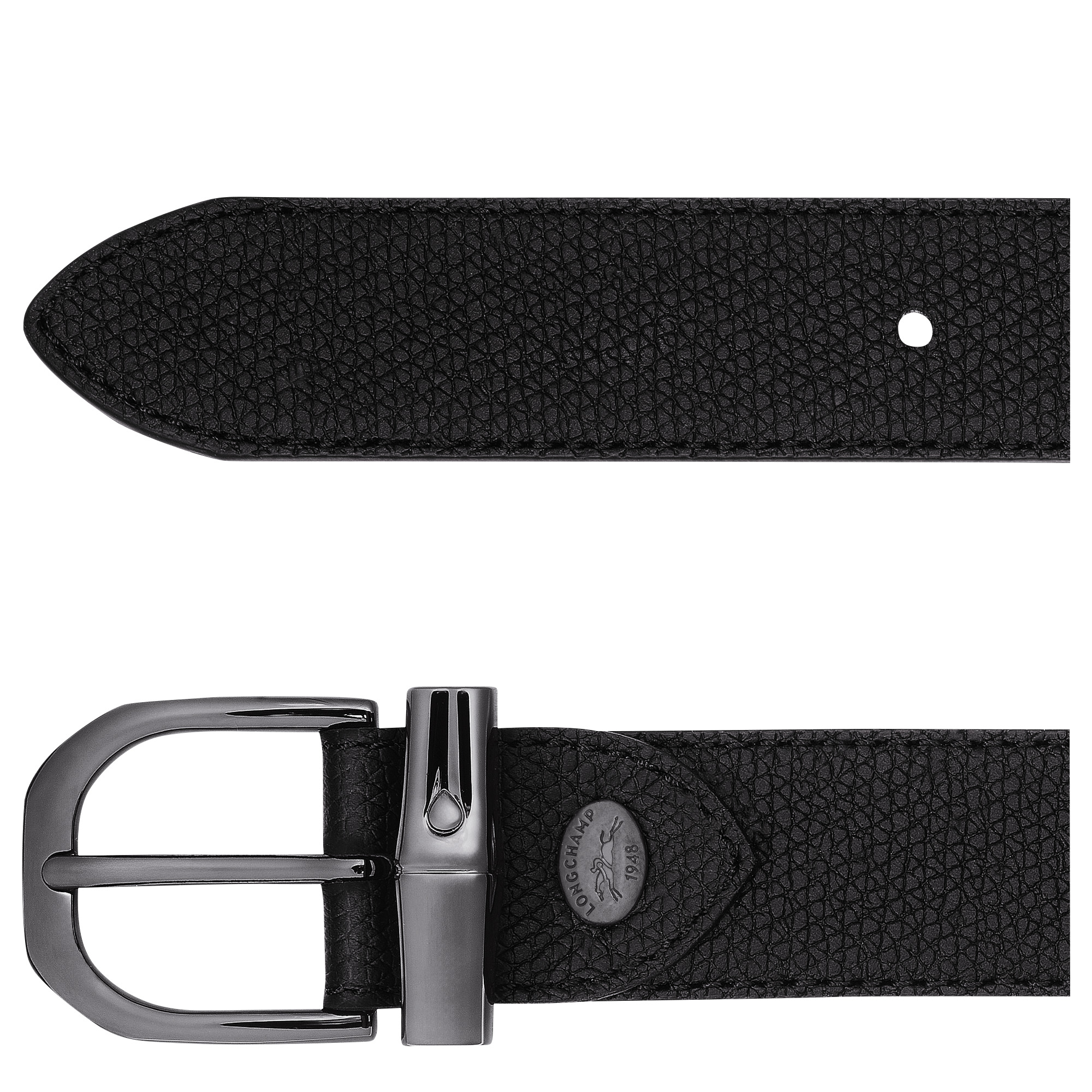 Le Roseau Ladies' belt Black - Leather - 3