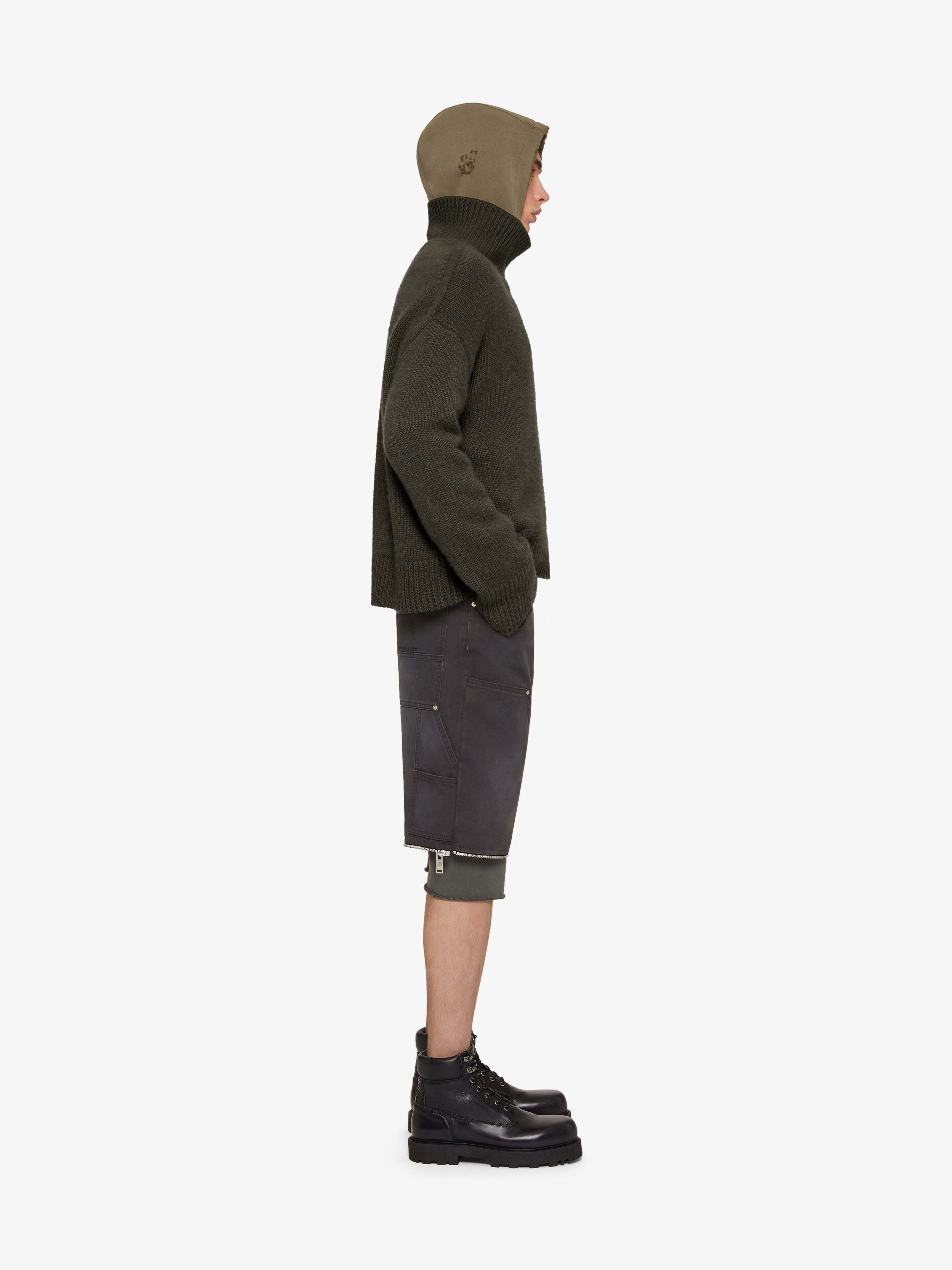 OVERSIZED TURTLENECK SWEATER IN CASHMERE - 3