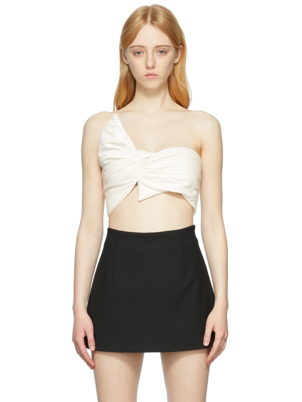 Off-White Leather Tank Top - 1