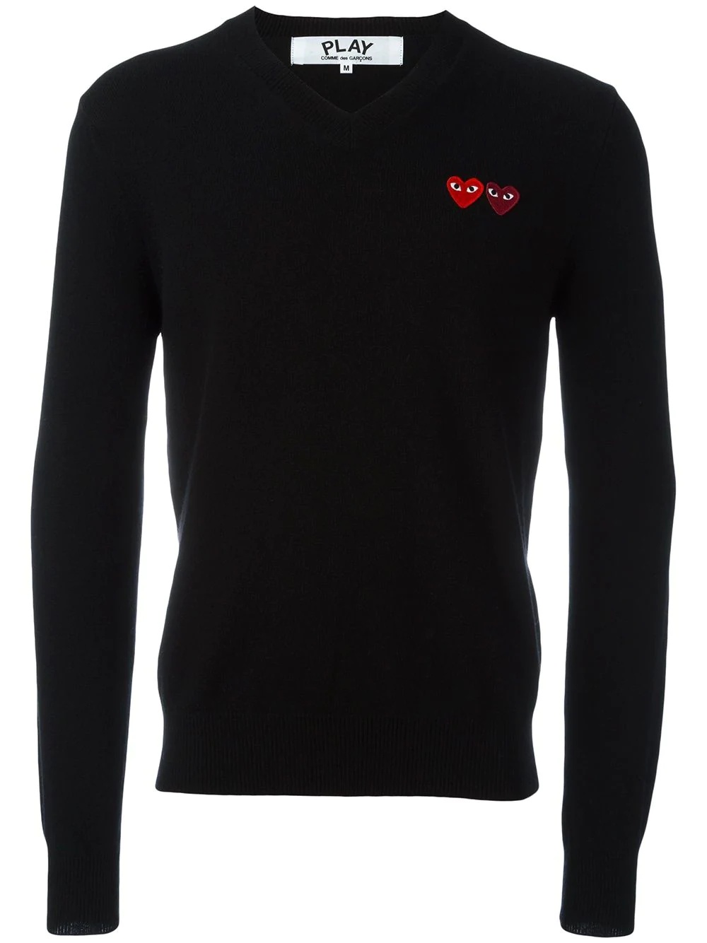 embroidered heart jumper - 1