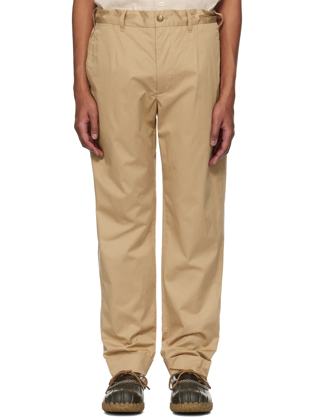Beige Andover Trousers - 1