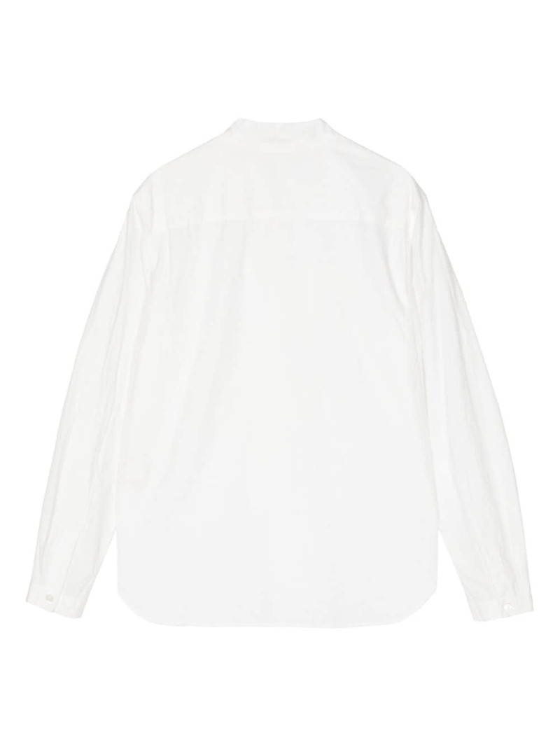 Forme D'Expression collarless cotton shirt outlook