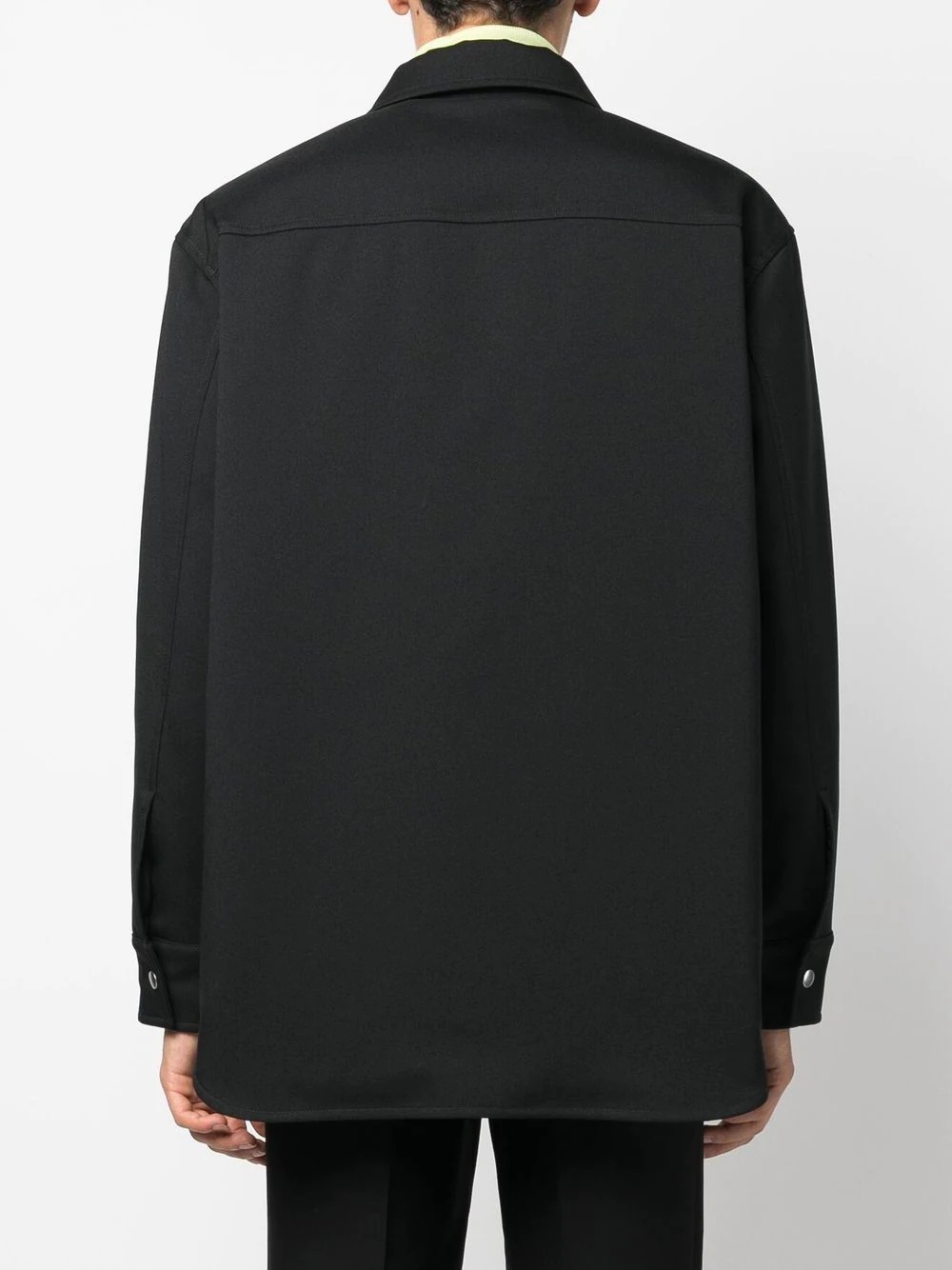drop-shoulder shirt jacket - 6