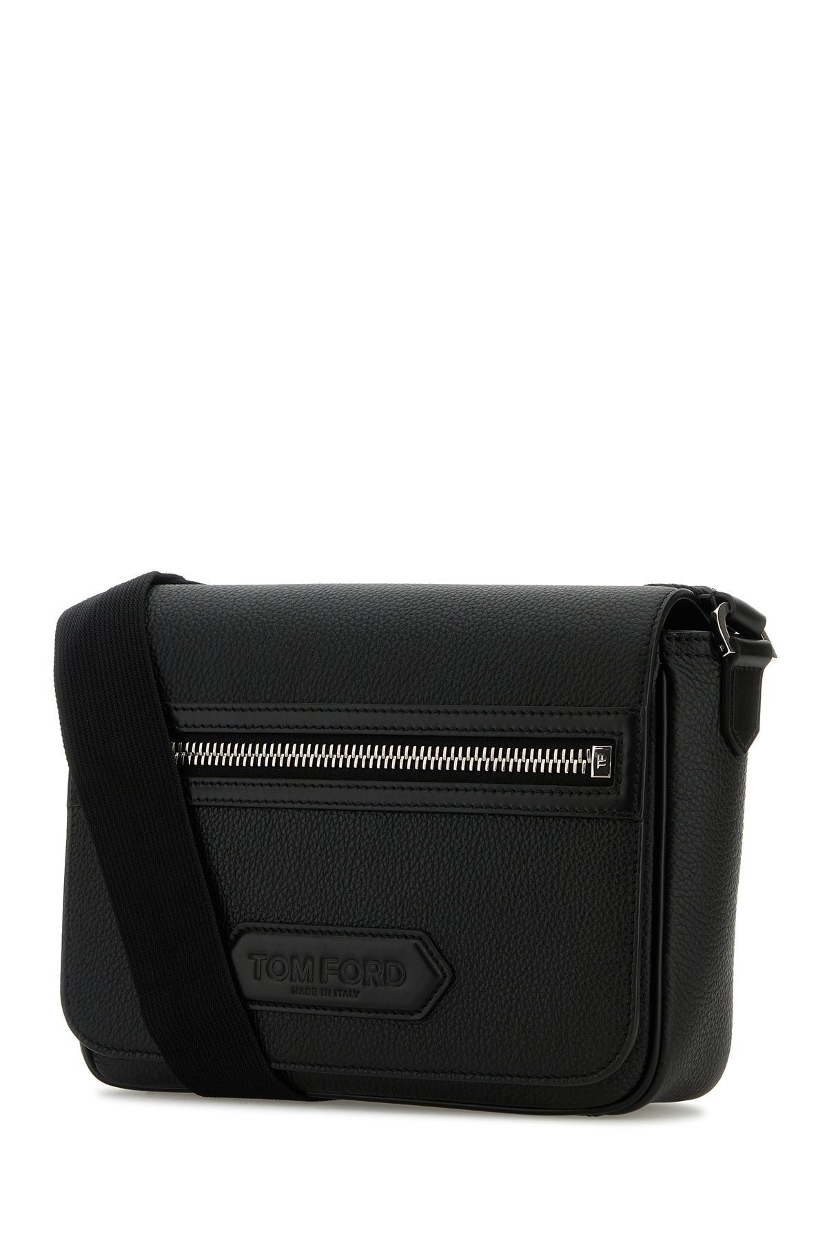 Black leather small Traveller crossbody bag - 2