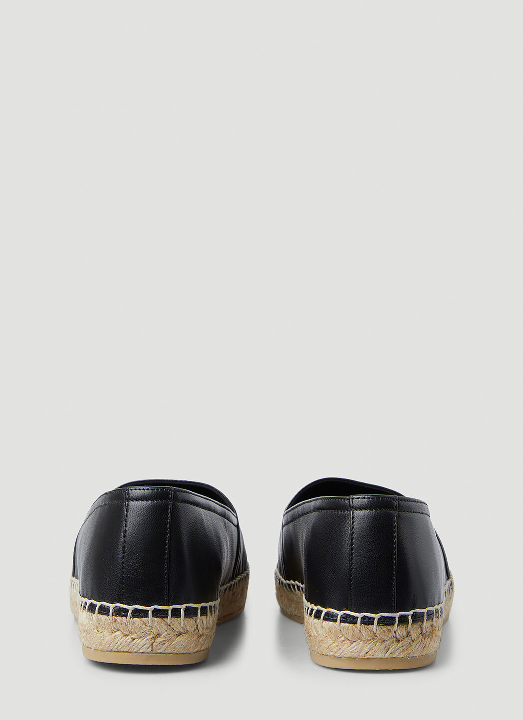 YSL Embossed Flat Espadrilles - 4