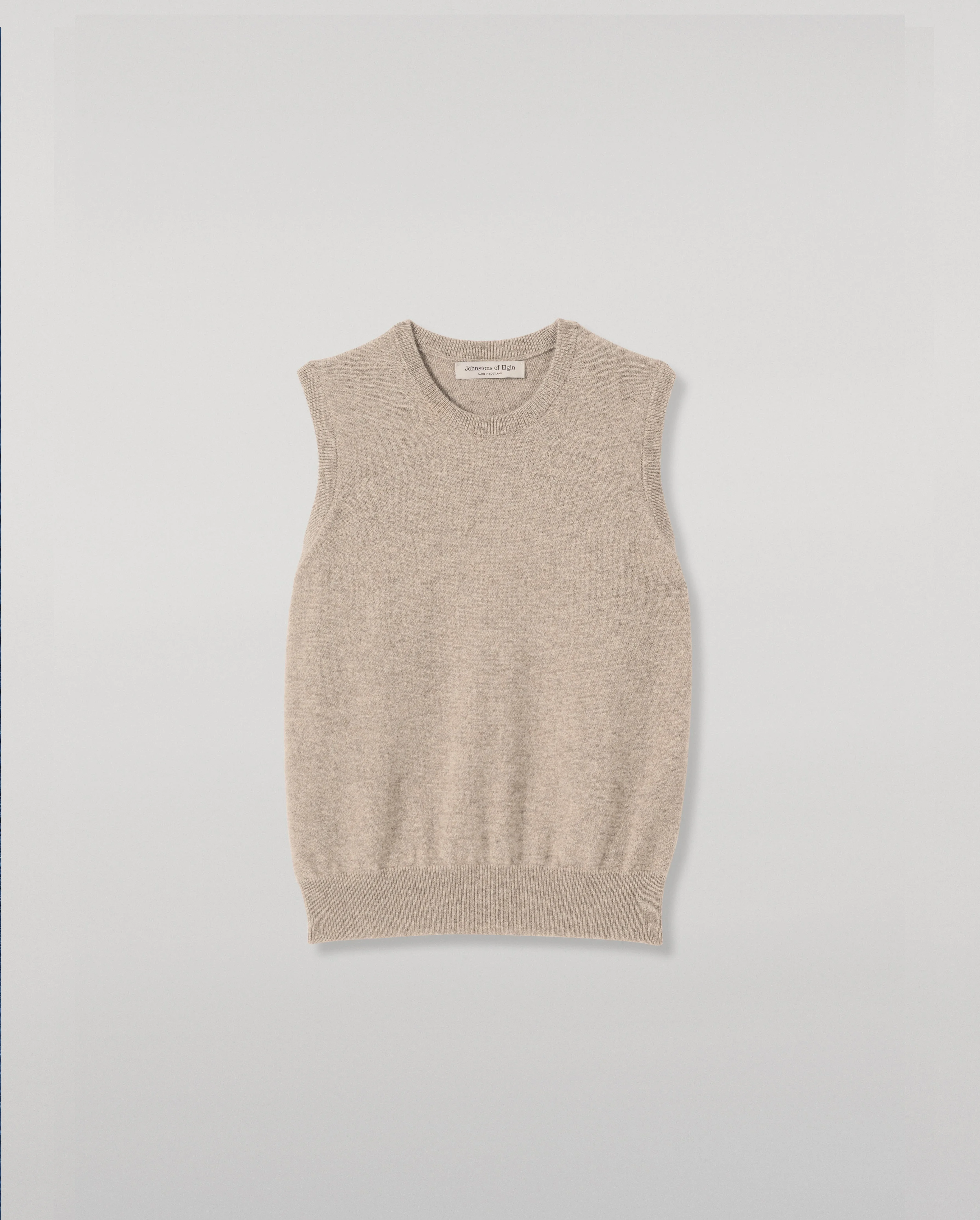 Iris Classic Light Brown Cashmere Tank - 1