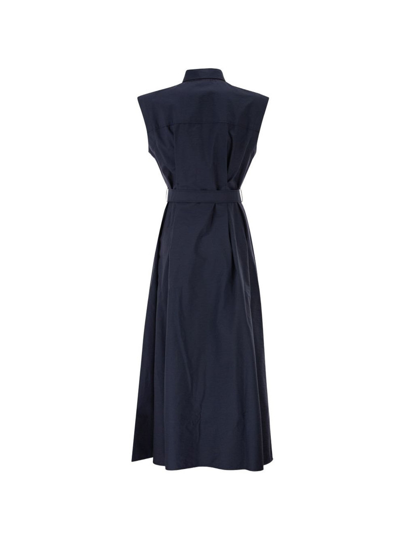 Brunello Cucinelli sleeveless belted maxi dress outlook