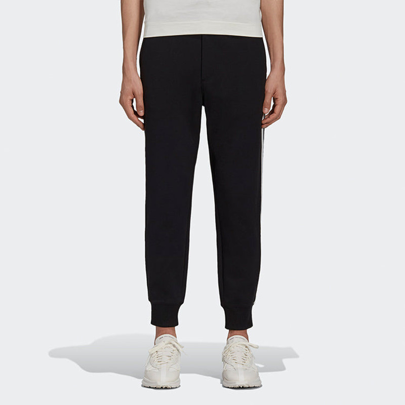 Y-3 adidas Y-3 3-Stripes Classic Cuffed Track Pants 'Black' H16342 outlook