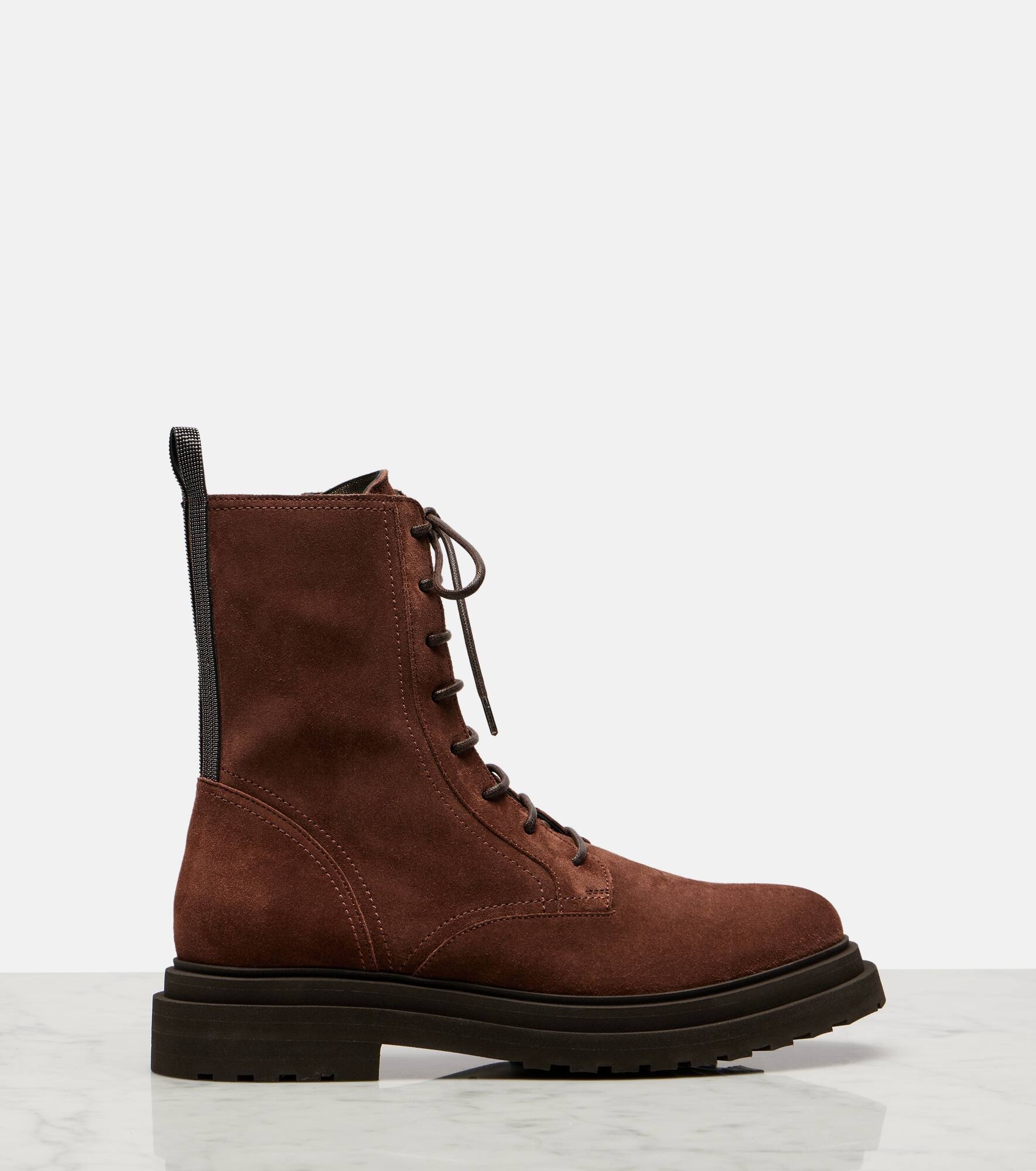 Monili suede ankle boots - 4