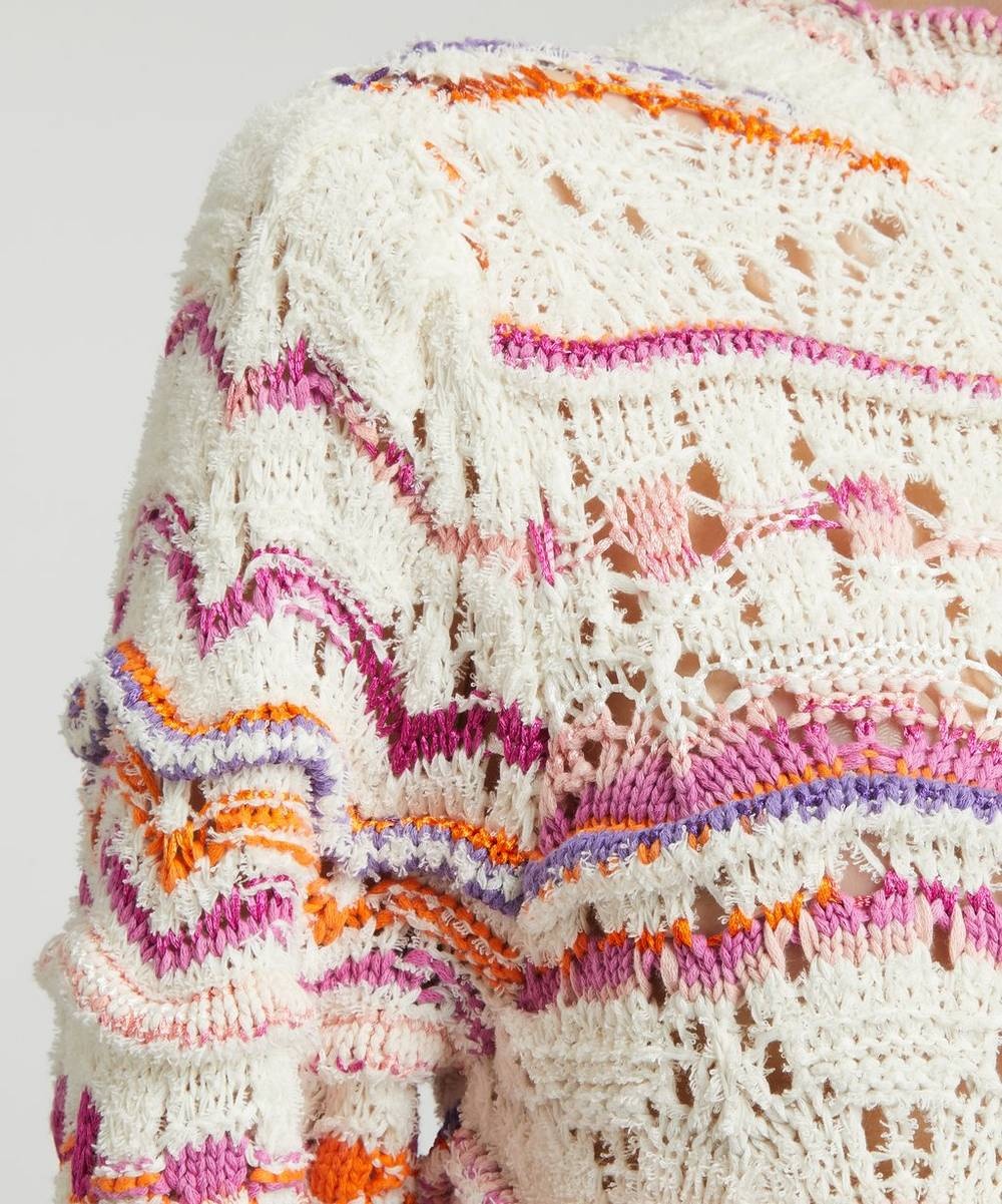 Ambre Rainbow-Stripe Jumper - 5