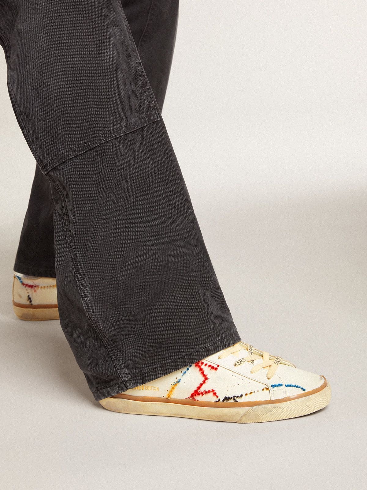 Women’s Super-Star LTD with perforated star and metallic leather heel tab - 3