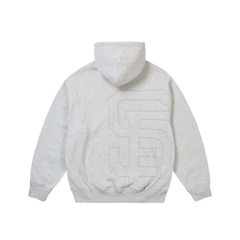 PALACE PALACE SAN FRANCISCO GIANTS HOOD GREY MARL outlook
