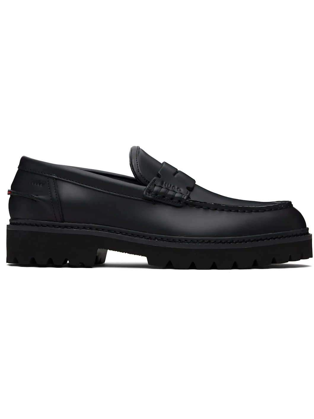 Black Lug Loafers - 1