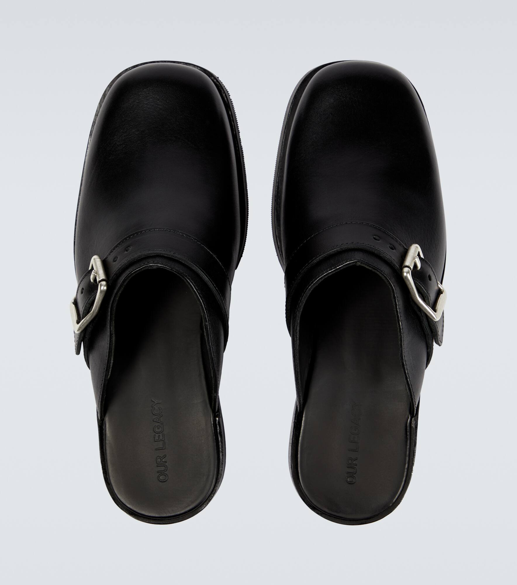 Camion leather mules - 4