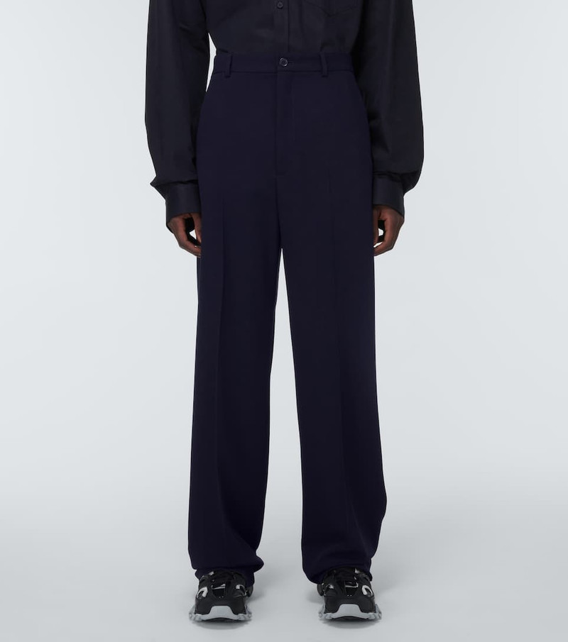 Mid-rise wool pants 3