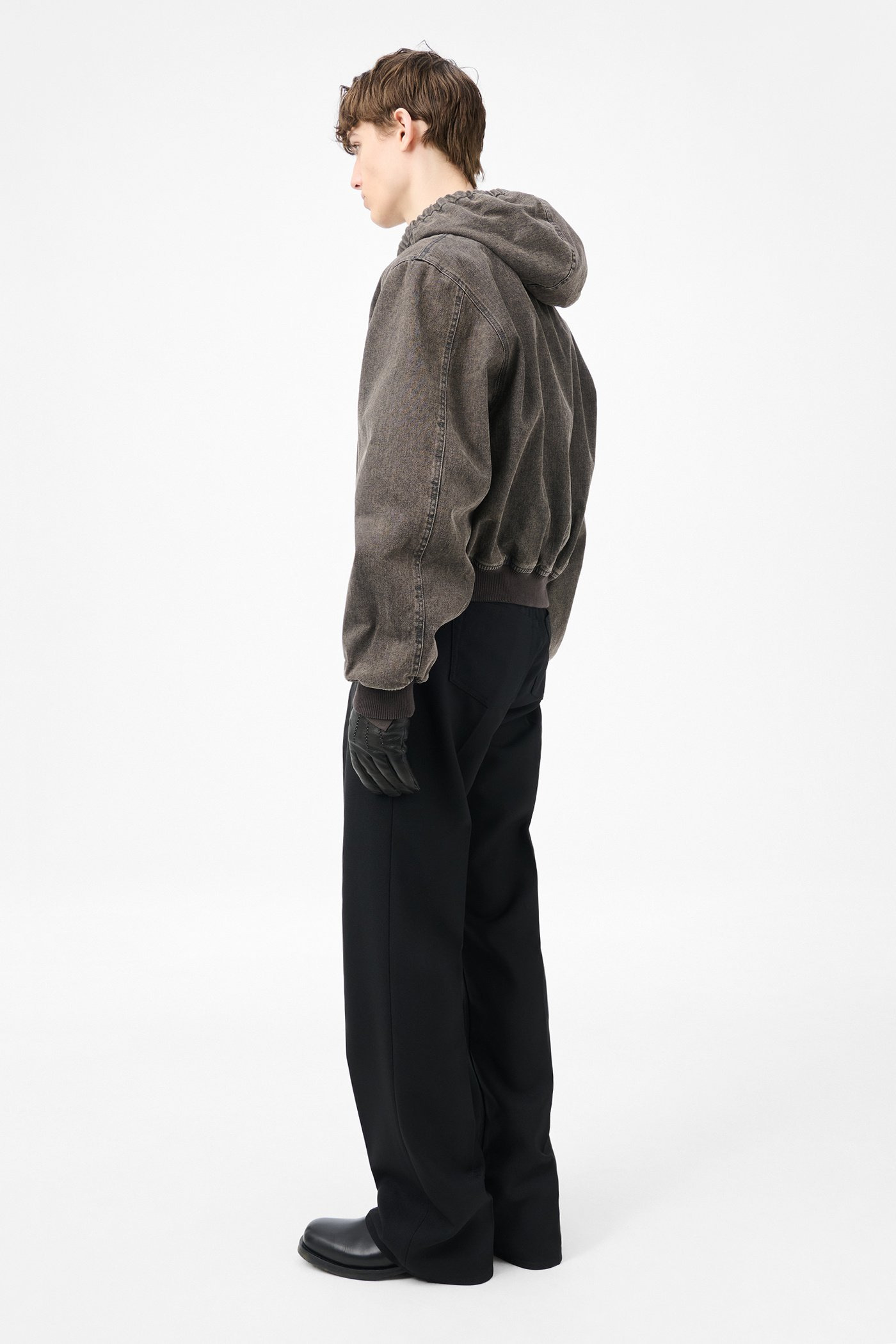 Bank Jacket Black Coated Wash - 4